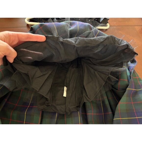 Trish Scully NWT Belle Gown Blackwatch Tartan Plaid Christmas Holiday Dress  6 - Picture 13 of 15